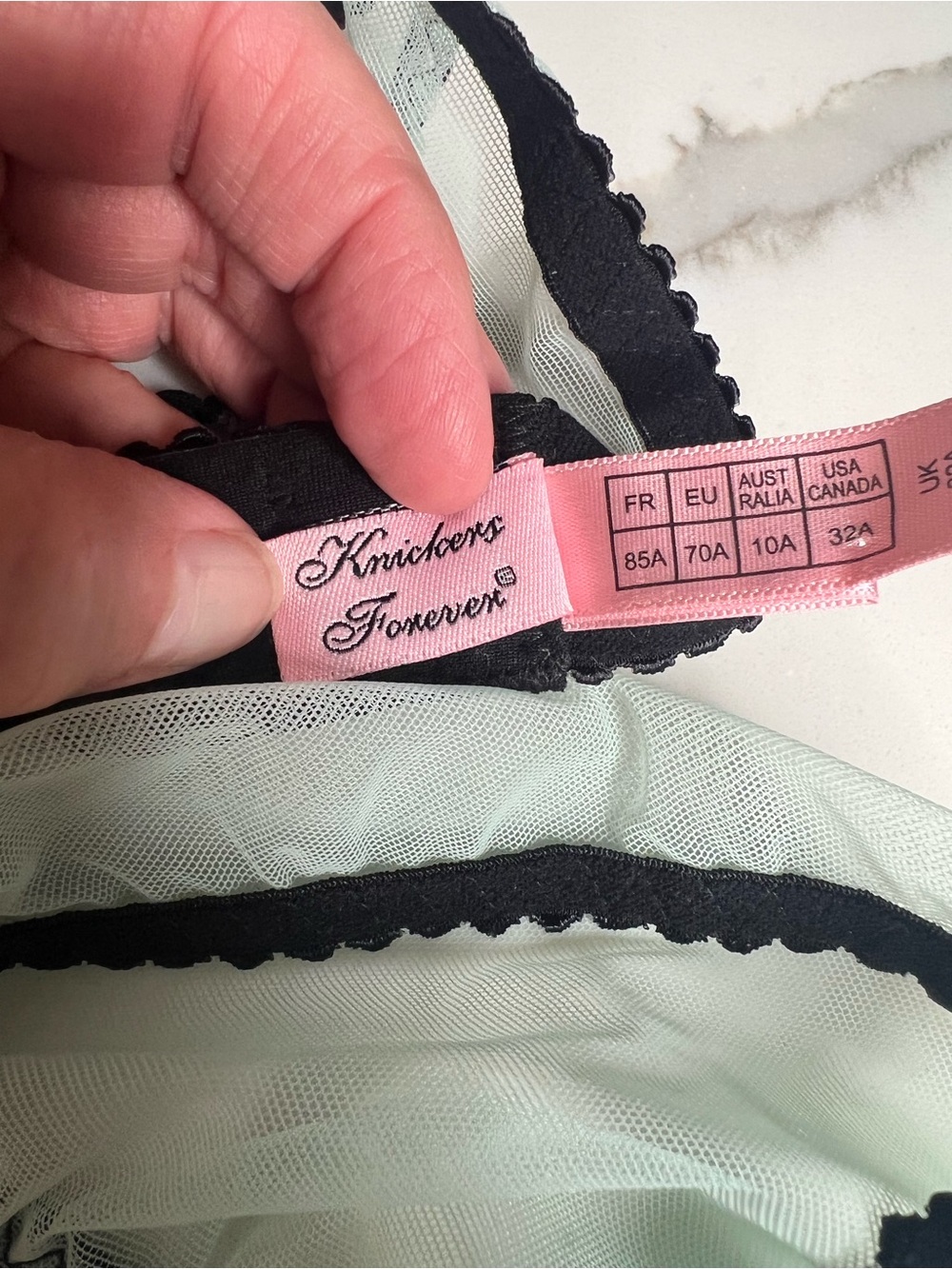 Agent Provocateur Bra and Panty set 32 A S Knickers Forever - Picture 7 of 8